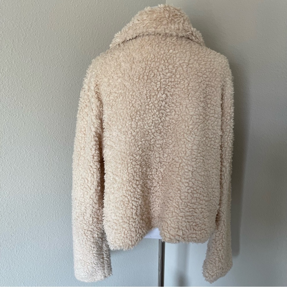 Cream Sherpa FAVLUX Jacket - Picture 4 of 7